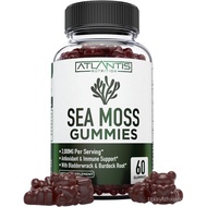 Irish Sea Moss Gummies - 3000MG - Formulated w/ Irish Sea Moss, Bladderwrack & Burdock Root, Contain