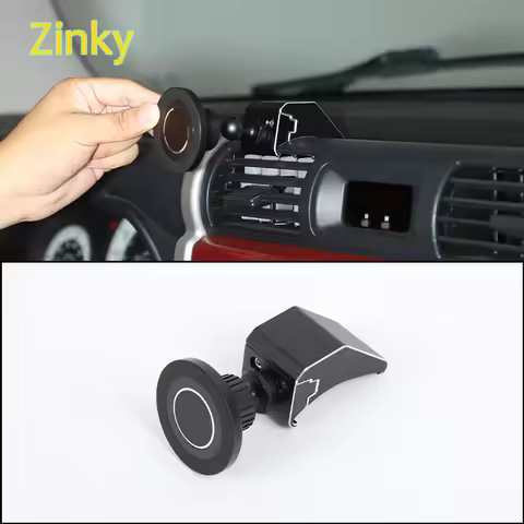 Car mobile phone stand 360° central control air outlet stand Screw fixing bracket Fit for Toyota FJ