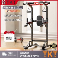 TKT Pull Up Device Adjustable Pull Up Bar Dip Power Tower Pull Up Station Dip Bar Fitness Equipment