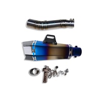 สลิปออน Honda CBR300R/CB300F/CBR250 วัสดุแสตนเลสเกรด304 + ปลายท่อ AK Shorty V2 ฟรีจุกลดเสียง มีสีให้