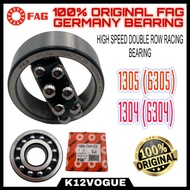 100% ORIGINAL FAG DOUBLE ROW BEARING SELF ALIGNING 1304 1305 TVH-C3 6304 6305  MADE IN GERMANY