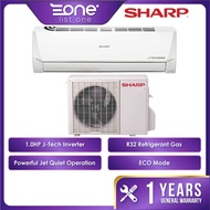 【Installation】Sharp 1.0HP 1HP R32 Inverter Air Conditioner | Air Cond AHX9VED2 / AUX9VED2 | Air Cond | Aircond | Klang Valley only