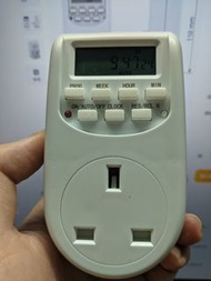 英标時間控制器英式定時插座開關循環電源自動斷電插頭定時冷氣機