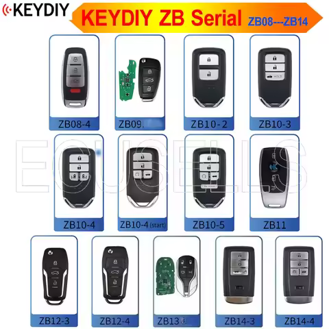 KEYDIY KD Smart Keys ZB Remote ZB08-4/ZB09/ZB10-3/ZB10-4/ZB10-5/ZB11/ZB12-3/ZB12-4/ZB13/ZB14 for KD-