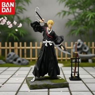 21cm Bandai Anime Bleach Ichigo Aizen PVC Figure Statue, Desktop Display Collection, Action Toy for 