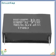 HECCEHZP Fan Motor Starting Capacitor, 50/60Hz 350VAC CBB61 Capacitor, Durable ±5% 10UF 2-Pin Motor 