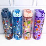 329 bottle / HX 329 drinking bottle / 1 Liter drinking bottle / 1 Liter Clear Patterned Drinking Bot