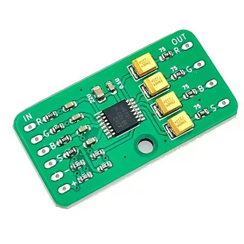 B50B-For PCE Turbografx-16 Upgraded Board Featuring RGB AMP Vedio Video Amplifier For PC Engine THS7
