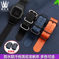 Suitable for G-SHOCK Casio DW5600 GW-B5600 GW-M5610 Nylon Canvas Watch Strap