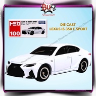 Diecast Lexus IS 350F Miniature Metal Car Takara Tomy Tomica Regular 100