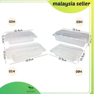 [4 Saiz] Bekas Kuih OPS – Bekas Plastik Jelas Pakai Buang / OPS bakery container/ Kuih Container / D