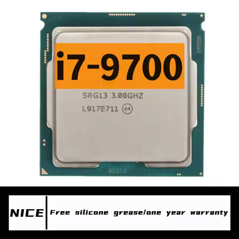 i7 9700 3.0 GHz Eight-Core Eight-Thread CPU Processor 12M 65W LGA 1151