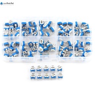 SUCHENHD 100PCS Potentiometer, 500ohm-1M ohm Film Type Variable Resistor, Precision 10 Values Adjust