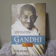 [Hardcover] Gandhi, CEO: 14 Principles To Guide & Inspire Modern Leaders by Alan Axelrod; pre-loved