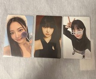 Le sserafim eunchae Antifragile Unforgiven flame rises 演唱會週邊小卡