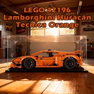 LEGO 42196 Orange Lamborghini Acrylic Display Box Kotak Pameran Penyimpanan Figur Dust Proof 手办收納展示盒
