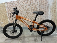 橙色 TRINX 20寸青少年山地車 千里達飛龍4.0 中童自行車