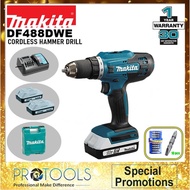 MAKITA DF488DWE CORDLESS DRIVER DRILL FOC SCREW BIT