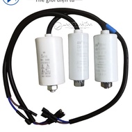 3pcs New Start Capacitor 3uf Capacitor 4uf 5UF Refrigerator Capacitor with Screw CBB65D 2.5UF 3UF 4U