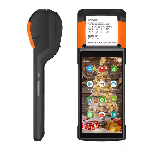 SUNMI V2 Cheap Android Billing Machine Portable Point Of Sale Software Cash Register Handheld Androi