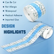 Waterproof Medical Tape Transparent PU Adhesive Plaster Anti-allergic Wound Dressing Fixation Tape