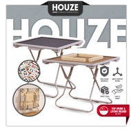 [HOUZE] Zen Suede Mahjong Table 2 Color - Wooden | Foldable | Unique | Durable