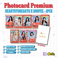 ‎[7 pcs] PC PHOTOCARD HEARTS2HEARTS x Shopee| 2-Sided Print, Thick, Waterproof, Glossy Lamination