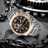 [DISC] BEST SELLER!! JAM TANGAN PRIA MOTIF CARBON - D-ZINER D-8306 ORIGINAL WATER RESISTANT