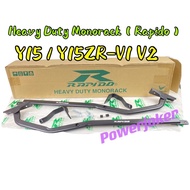 Y15 Y15ZR V1 V2 (Original Rapido) Heavy Duty Monorack Rear Box Bracket Kaki J (Boleh Pakai Box - Giv