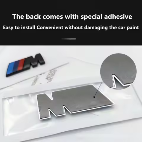 Metal Car Boot Badge Emblem Accessories For BMW M E34 E36 E60 E90 E46 E39 F10 F30 X5 X6 M3 M5 E71 F0