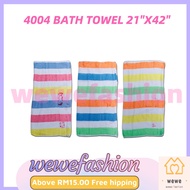 READY STOCK【12-PCS】 4004 Bath Towel 1 X 12-PCS Tuala Mandi Cotton 浴巾