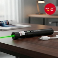 USB Rechargeable Green Laser Pointer 532nm 10000m High Power 303 Flashlight  Penunjuk Laser Hijau Bo
