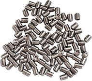 NACX #4-40 x 1/8'' Hex Socket Head Cup Point Set Screws Grub Screws, A2-70, DIN914 Stainless Steel, 