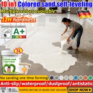 【24 hours deliver】epoxy flooring paint epoxy coloured sand floor paint 3000ml epoxy sand floor paint