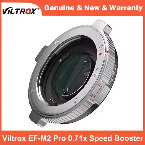 Viltrox EF-M2 Pro 0.71x Speed Booster Adapter Auto Focus for Canon EF Lens to Panasonic Olympus M43 