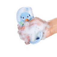 全城熱賣 - 卡通兒童海綿刷搓澡巾【藍企鵝】#SKY