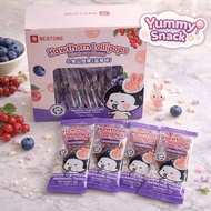 (30pieces) Hawthorn Lollipop Blueberry Flavours Rabbit Shape Halal
