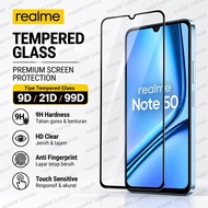 LAYAR Tempered Glass Full Cover 9D/21D/99D Realme Note 50 60x 70 Gt Gt Master Gt Master Edition Gt N