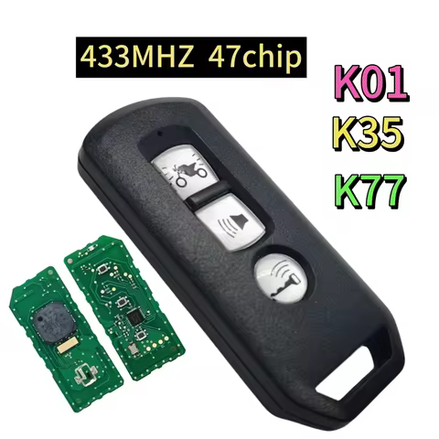 Da Shi K01 K77 K35 K36 K96 K97 433MHz ID47 Chip Smart Key for Honda K35V3 ADV SH 150 Forza 300 125 P
