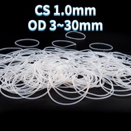 [KZS] White O-Ring Silicone O-Ring OD5-30mm * CS1mm