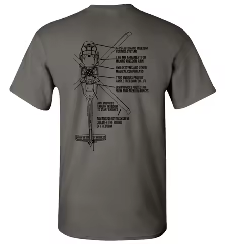 Summer Cotton Short Sleeve O-Neck Mens T Shirt New S-3XL Creative Design UH-60 Black Transport Helic