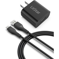 Kabel Pengecas USB C untuk T-Mobile REVVL 6/6 Pro 5G, REVVL V+ 5G, REVVL 5G, REVVL 4/4+, Revvlry+, R