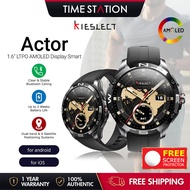 Kieslect Actor AMOLED Jam Smart Watch for Men Watch Waterproof Smartwatch Bluetooth Call SP02 Sport 