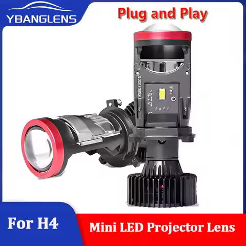 120W Auto Lamp Mini Lens LED H4 9003 HIB2 Bulbs Headlight Y7D Car Motorcycle Dual Projector Lens LED