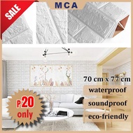 MCAHOME  Big Size 70x77CM 3D Wallpaper PE Foam DIY Waterproof Adhesive Wall Stickers Wallpaper Desig