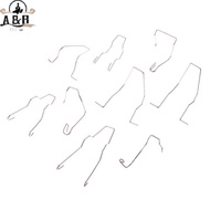 [A&B] 9Pcs Metal Headlight Bulb Spring Clips Fits For H1 H3 H4 H7 Car Headlamp Light Bulb Retainer S