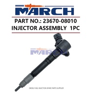 23670-08010 Diesel Fuel Injector Assembly 2367008010 for Toyota Hiace Hilux 2.5D 2KD-FTV 2GD-