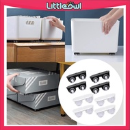 4 Pcs Roller Wheels Storage Box