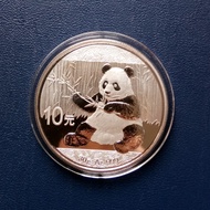 Koin Panda Silver China 10 Yuan 2017