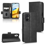 全城熱賣 - 適用於小米 Poco M5 4G 對稱三角形手機皮套（黑色）